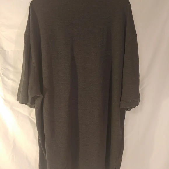 Akademiks Classic Polo Charcoal Men's 5X W/ Fuzzy Textured Akademiks Patch - Picture 3 of 4